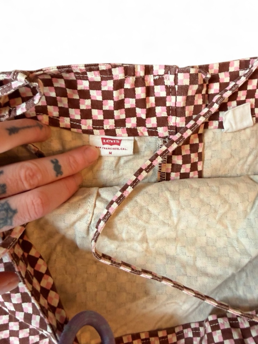 Levi's Checkerboard Danny Dress - Picture 4 of 6